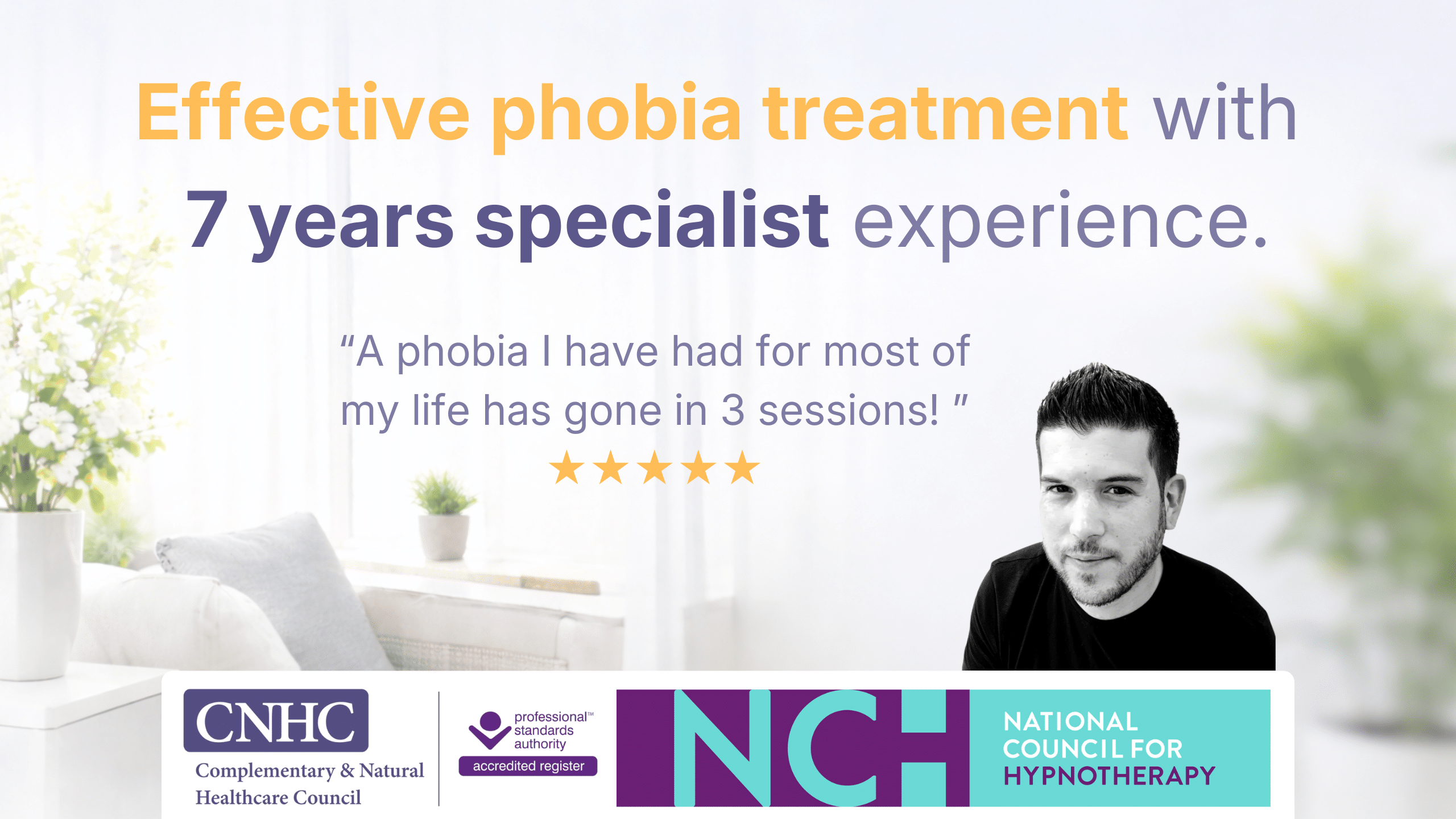 Phobia Treatment, The Phobia Specialist | Expert Phobia Treatment | Book Online